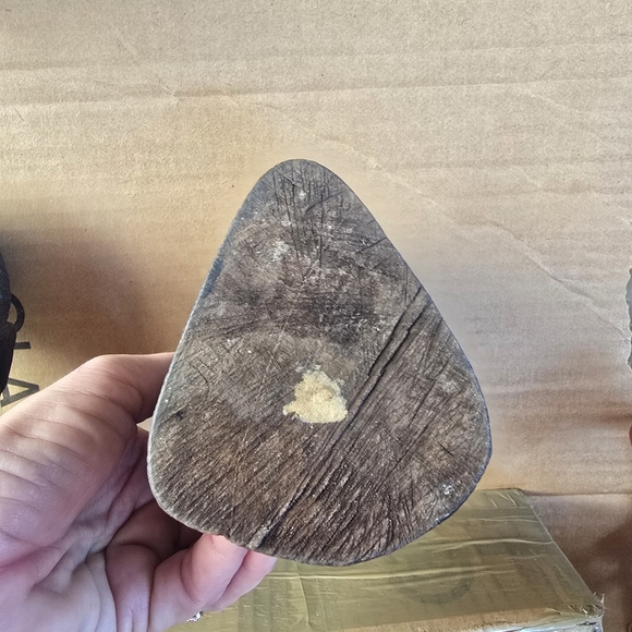 African Wood Hand-Carved Girl Tribal Braids Bust Carved - Picture 6 of 6